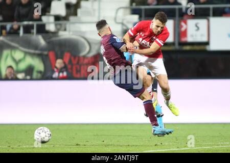 18 gennaio 2020: L'Aia, Paesi Bassi - 18 gennaio 2020: AZ11/ mostrato durante il 2019/20 attrezzatura di Eredivisie tra AZ Alkmaar e Willem II A AFAS Stadion. Credito: Federico Guerra Maranesi/ZUMA filo/Alamy Live News Foto Stock