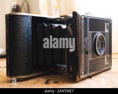 Telecamera Retroattivamente Pieghevole Foto Stock