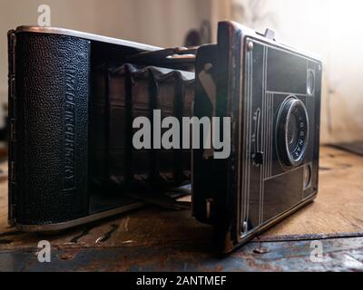 Telecamera Retroattivamente Pieghevole Foto Stock