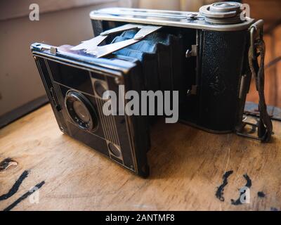 Telecamera Retroattivamente Pieghevole Foto Stock