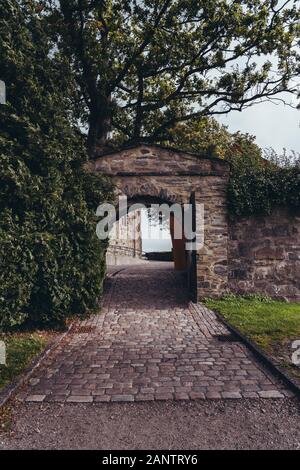 Fortezza Christiansholm a Kristiansand in Norvegia è stato costruito per difendere la città nel 1672 Foto Stock