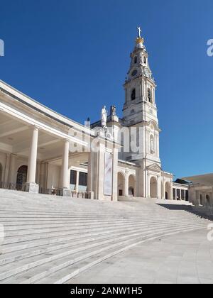 Chiesa di Fatima nella regione di centro del Portogallo Foto Stock