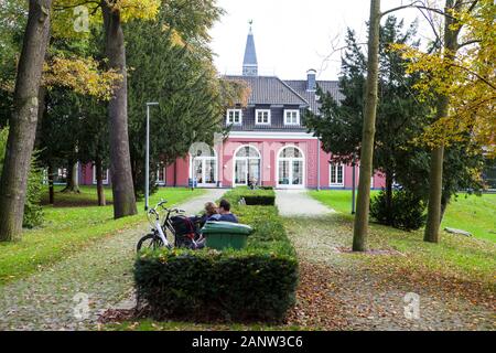 Schloss Oberhausen Castello, Oberhausen, Germania Foto Stock