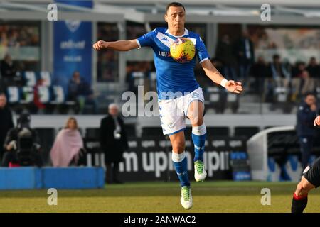Brescia, Italia, 19 gen 2020, romulo brescia durante Brescia vs Cagliari - Calcio italiano di Serie A uomini campionato - Credito: LPS/Alessio Tarpini/Alamy Live News Foto Stock