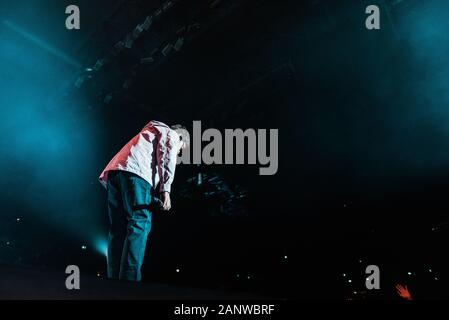 Milano Italia 18 gennaio 2020 Gazzelle live al Mediolanum Forum © Giulia Manfieri / Alamy Foto Stock