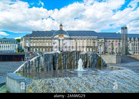 Liegi, Vallonia, Belgio, Monumento Storico Al Palazzo Dei Vescovi Del Principe Foto Stock