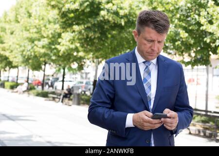 Czestochowa, Polonia -19 giugno 2017: la visita di Ryszard Petru (leader della moderna/Nowoczesna) nell Arcidiocesi di Czestochowa collegato con l'apertura del moderno Foto Stock