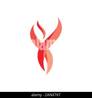 3d curve di fumo moto vettore logo Illustrazione Vettoriale