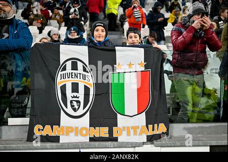 Torino, Italia. Xix gen, 2020. Torino. Partita di campionato di Serie A TIM 2019/2020. Juventus vs Parma. Lo Stadio Allianz nella foto: Credit: Indipendente Agenzia fotografica/Alamy Live News Foto Stock