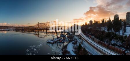 New Westminster, Vancouver, British Columbia, Canada Foto Stock