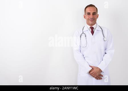 Ritratto di coppia bello uomo persiano medico Foto Stock