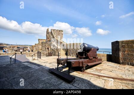 Castello di Carrickfergus Foto Stock