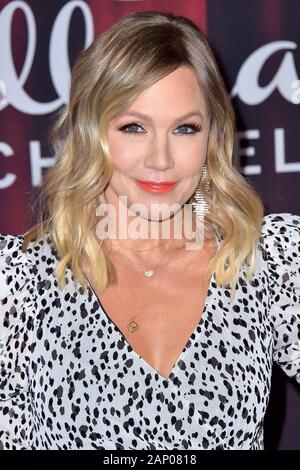 Jennie Garth alla registrazione dell'Hallmark Channel TV show 'American Rescue Dog Show 2019' nel Barker Hangar. Santa Monica, Gennaio 19, 2020 | Utilizzo di tutto il mondo Foto Stock