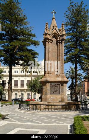 African War Memorial a Colonialisation spagnolo in Africa di Ceuta Spagna Foto Stock