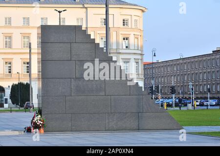 Memoriale alle vittime della tragedia di Smolensk 2010 Foto Stock