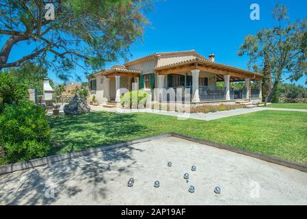 Boules, Finca, Mallorca, Baleari, Spagna Foto Stock