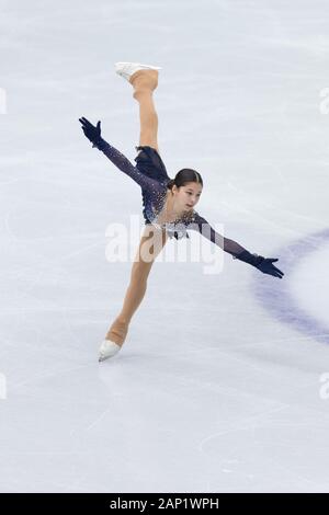 Alysa Liu di Stati Uniti d'America compete durante junior ladies pattinaggio gratuito al Palavela pattinaggio su ghiaccio a Torino il 6 dicembre, 2019 Foto Stock