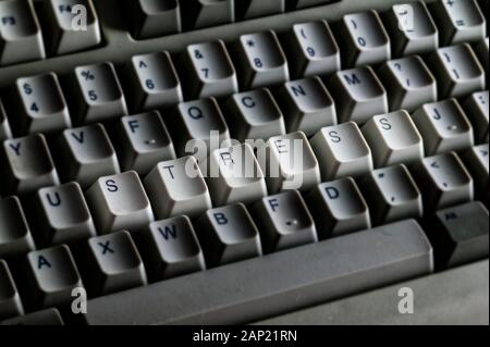 La parola "stress" visualizzati sulla tastiera di un computer Foto Stock