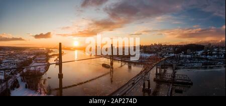 New Westminster, Vancouver, British Columbia, Canada. Foto Stock