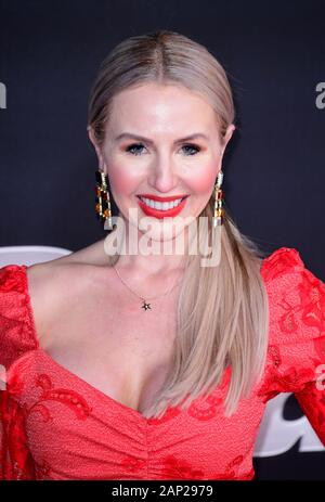 Naomi Isted frequentando la marcia alta stagione 28 Premiere detenute a Odeon Leicester Square, Londra. Foto Stock