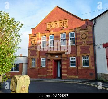 Inghilterra, Lancashire, Chorley - 19 gennaio 2020: Chorley Little Theatre - originariamente inaugurato nel 1910 come l'Empire Electric Theatre che mostra un film muto Foto Stock