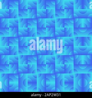 Volumetrico di 3D sfondo costituito da forme geometriche. Illustrazione Vettoriale