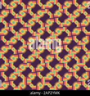 Volumetrico di 3D sfondo costituito da forme geometriche. Illustrazione Vettoriale