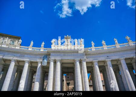 Città del Vaticano - 31 Maggio 2019 - Piazza San Pietro si trova nella Città del Vaticano vicino a Roma, Italia. Foto Stock