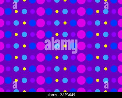 Punteggiato pop art seamless pattern in sessanta stile. Sfondo per brochure e materiale promozionale e carta da parati. Illustrazione Vettoriale Illustrazione Vettoriale