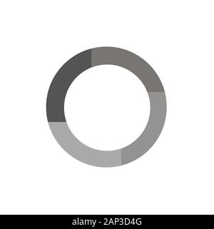 Business grafico a torta, Infographics - Icona del vettore Illustrazione Vettoriale