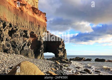 Playa de Tasarte Foto Stock