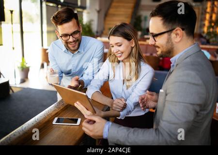 La gente di affari Conferenza incontro di discussione il concetto di lavoro Foto Stock