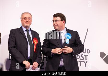 Gary Sambrook ha vinto la circoscrizione di Northfield Birmingham per il partito conservatore alle Elezioni generali del 2019. Gary Sambrook si è seduto da Richard Burden, nella foto a sinistra, (Labor) che aveva tenuto la sede per 27 anni. Foto Stock