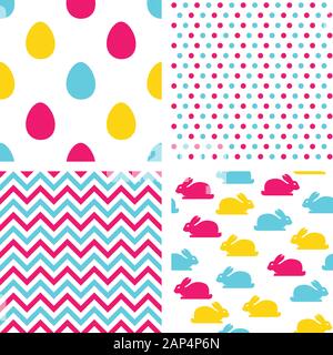 Pasqua pattern senza giunture. Sfondi per la pasqua Illustrazione Vettoriale