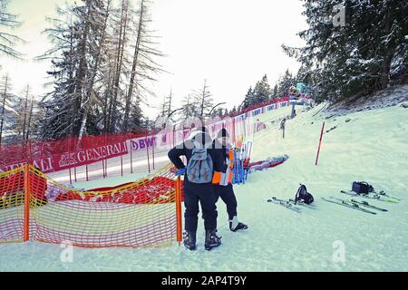 Kitzbuhel, Austria. Xxi gen, 2020. Le immagini di anteprima per la Audi FIS Coppa del Mondo di Sci Alpino in discesa in gara su gennaio 21 2020 in Kitzbuehel, Austria. Credito: Lo sport europeo Agenzia fotografica/Alamy Live News Foto Stock