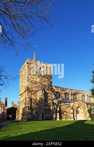 Lincolnshire chiesa, St Mary la chiesa della Vergine nella città di Horncastle, Lincolnshire Inghilterra Regno Unito Foto Stock