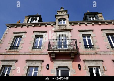 Ile de Batz, armatore's house, Finisterre, Bretagne, Francia, Europa Foto Stock