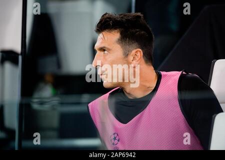 Torino - Ott 22, 2019: Gianluigi Buffon. Juventus - Lokomotiv Mosca. La UEFA Champions League. Mathcday 3. Lo Stadio Allianz. Foto Stock