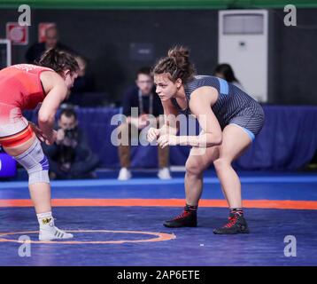 17 januari 2020 Roma, Italia Restling, Torneo Internazionale , enrica rinaldi (italia) categoria ww 72 kg durante 1° Torneo Internazionale della Serie di Classifiche - giorno 3 - Wrestling Foto Stock