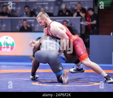 17 januari 2020 Roma, Italia Restling, Torneo Internazionale , kyle snyder (usa) categoria fs 97 kg durante 1° Ranking Series Torneo Internazionale - giorno 3 - Wrestling Foto Stock