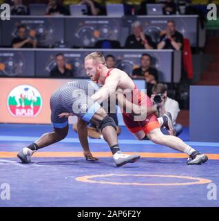 17 januari 2020 Roma, Italia Restling, Torneo Internazionale , kyle snyder (usa) categoria fs 97 kg durante 1° Ranking Series Torneo Internazionale - giorno 3 - Wrestling Foto Stock