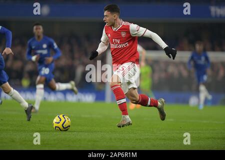 Londra, Regno Unito. Xxi gen, 2020. Gabriel Martinelli di Arsenal durante il Chelsea vs Arsenal Premier League a Stamford Bridge London 21 novembre 2020-solo uso editoriale nessun uso non autorizzato di audio, video, dati, calendari (al di fuori dell'UE), club/campionato loghi o 'live' servizi. Online in corrispondenza uso limitato a 45 immagini ( 15 nel tempo extra). Non utilizzare per emulare le immagini in movimento. Nessun uso in scommesse, giochi o un singolo giocatore/club/league pubblicazioni/servizi- Credito: MARTIN DALTON/Alamy Live News Foto Stock