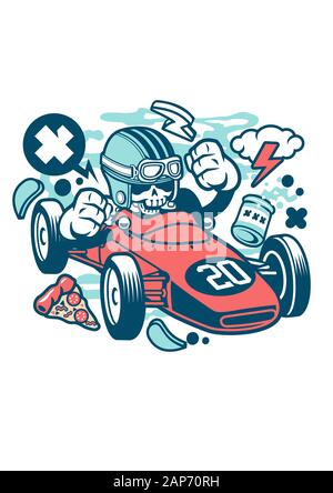 Divertente Creative Cartoon Caratteri File Vettoriali. Ti innamorerai di questi divertenti personaggi dei cartoni animati Foto Stock