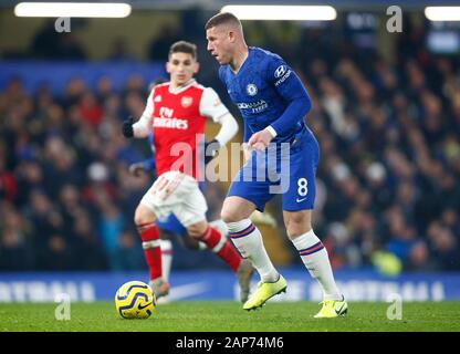 Londra, Regno Unito. Gennaio 21: Chelsea Ross Barkley durante la Premier League inglese tra Chelsea e Arsenal a Stanford Bridge Stadium, Londra, Inghilterra il 21 gennaio 2020 Credit: Azione Foto Sport/Alamy Live News Foto Stock