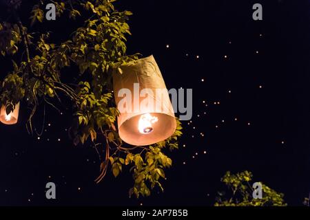Lanter Festival in Chiang Mai Thailandia Foto Stock