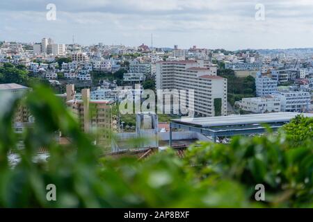 Paesaggio Urbano, Città Di Naha, Prefettura Di Okinawa, Giappone Foto Stock