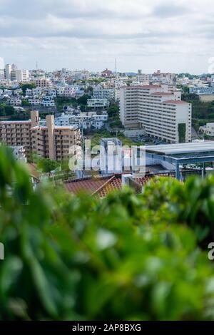 Paesaggio Urbano, Città Di Naha, Prefettura Di Okinawa, Giappone Foto Stock