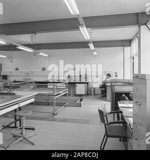 Data analogica: Sede non specificata: Gelderland, Schaarsbergen Parole Chiave: Cottura, elettrolita, laboratori, ricerche Foto Stock