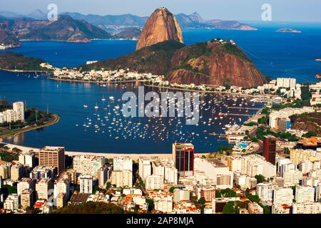 Sugarloaf Mountain, Rio de Janeiro, Brasile Foto Stock