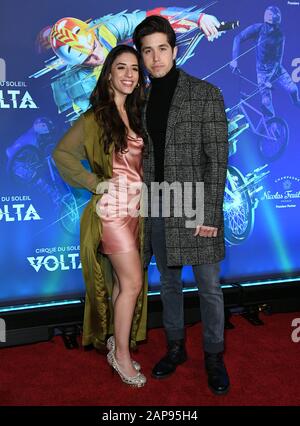 21 Gennaio 2020 - Los Angeles, California - Brandon Larracuente. La "Volta" Di Los Angeles Premiere Del Cirque Du Soleil Si È Tenuta Al Dodger Stadium. (Credit Image: © Birdie Thompson/AdMedia Via ZUMA Wire) Foto Stock